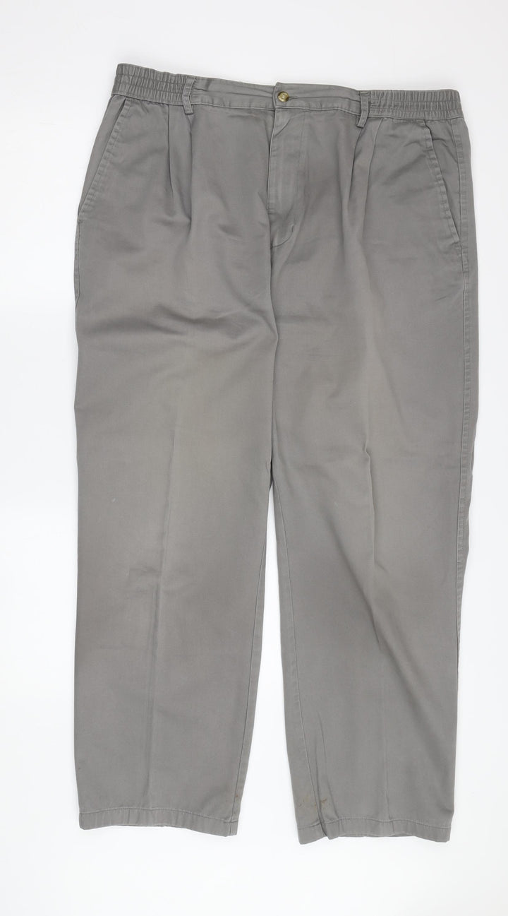Cotton Traders Men's Grey Chino Trousers 38