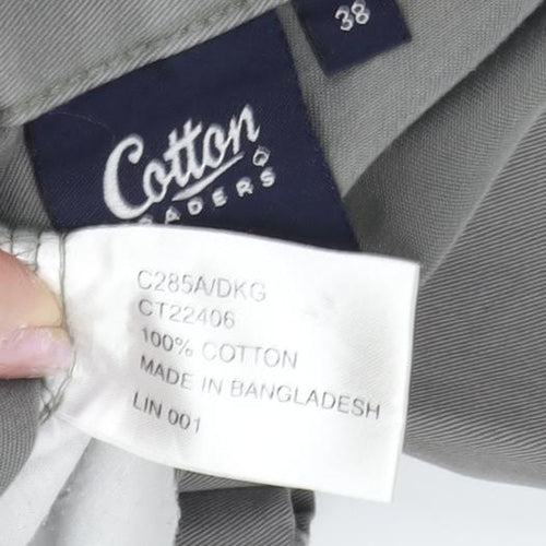Cotton Traders Men's Grey Chino Trousers 38