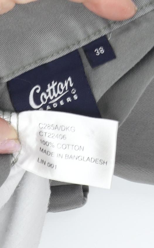 Cotton Traders Men's Grey Chino Trousers 38