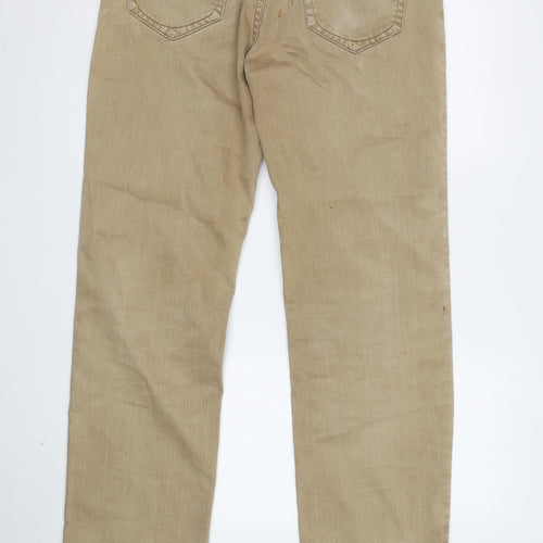Marks and Spencer Men's Beige Chino Trousers, Size 32