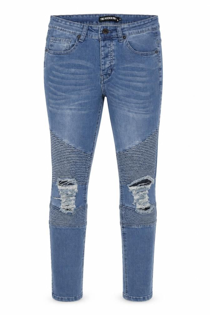 The Rockn Rev Men's Blue Skinny Jeans Size 30