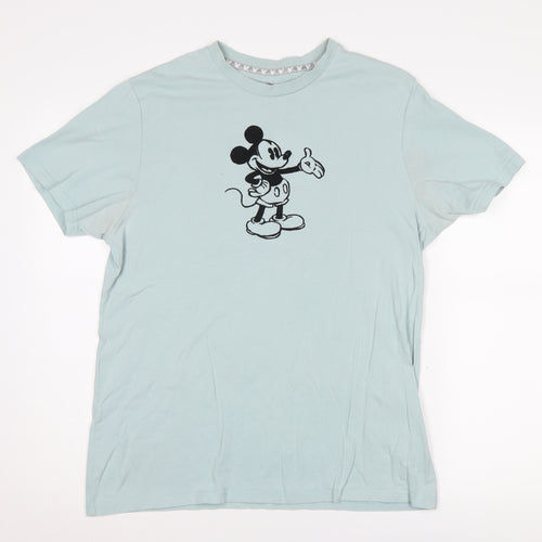 Disney Blue Mickey Mouse T-Shirt - Unisex Large