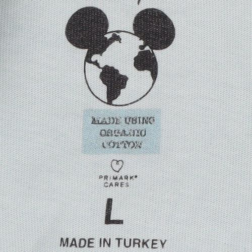 Disney Blue Mickey Mouse T-Shirt - Unisex Large