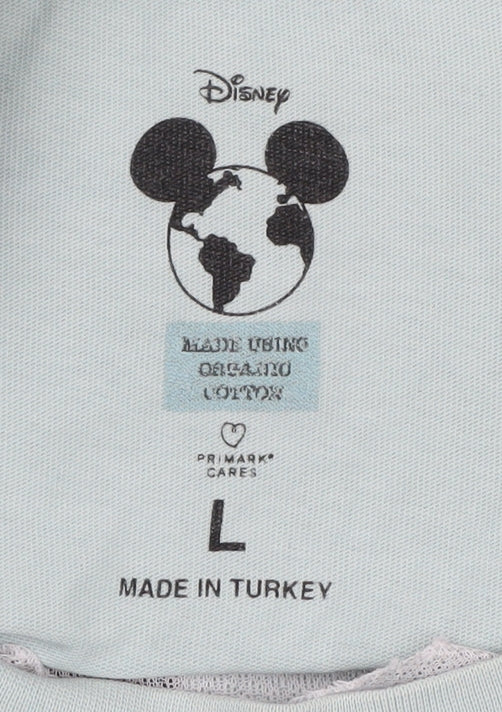 Disney Blue Mickey Mouse T-Shirt - Unisex Large