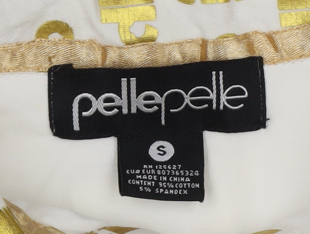 Pelle Pelle Women's White Polo Shirt S