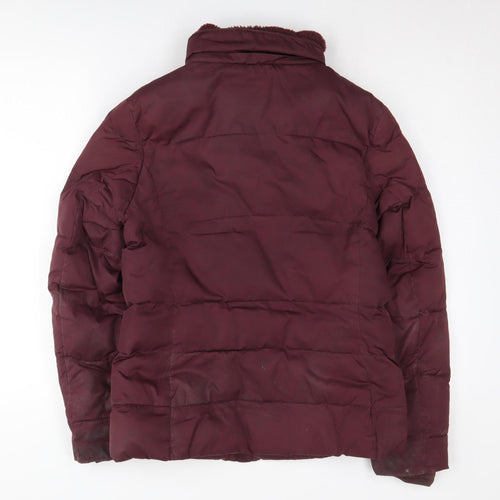 Marks and Spencer Women's Red Puffer Jacket Size 8