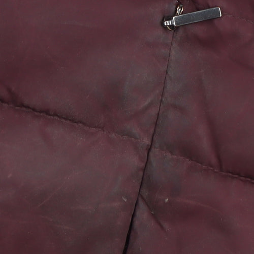 Marks and Spencer Women's Red Puffer Jacket Size 8