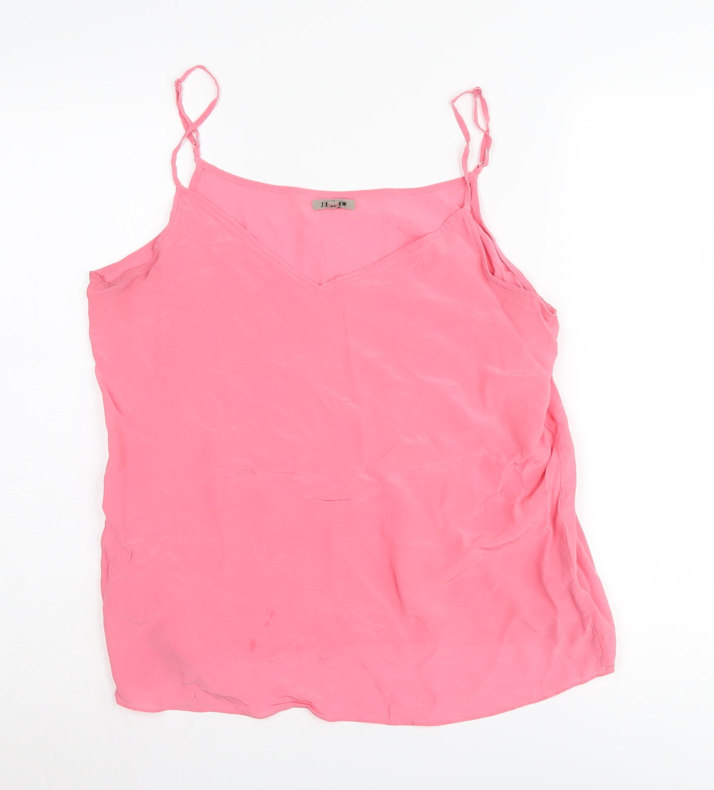 Jigsaw Women's Pink Silk Camisole Top Size 14
