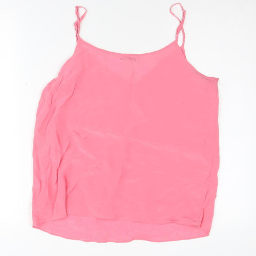 Jigsaw Women's Pink Silk Camisole Top Size 14