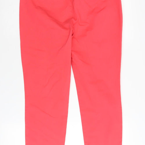 Gap Women's Red Slim Khakis Trousers, Size 12
