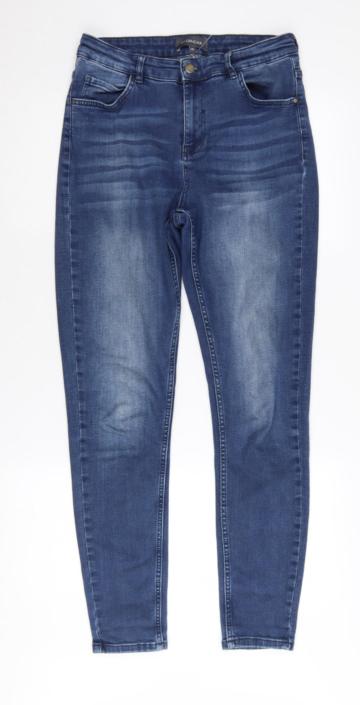 Sosandar Women’s Blue Skinny Jeans Size 12 Tall