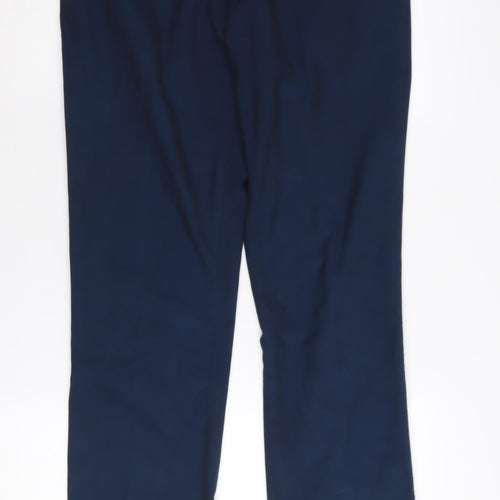 Next Men's Blue Dress Pants Size 34 Regular Fit