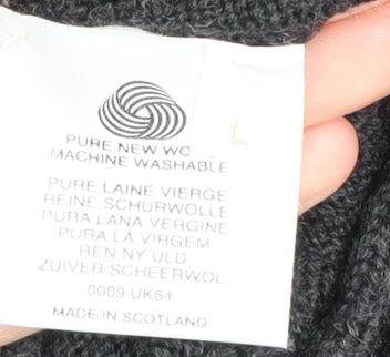 Pringle of Scotland Men's Black Wool Pullover Jumper L