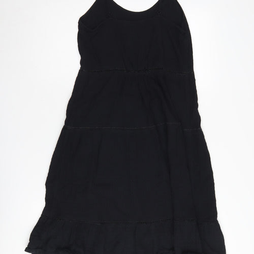 New Look Women's Black Slip Dress Size 10