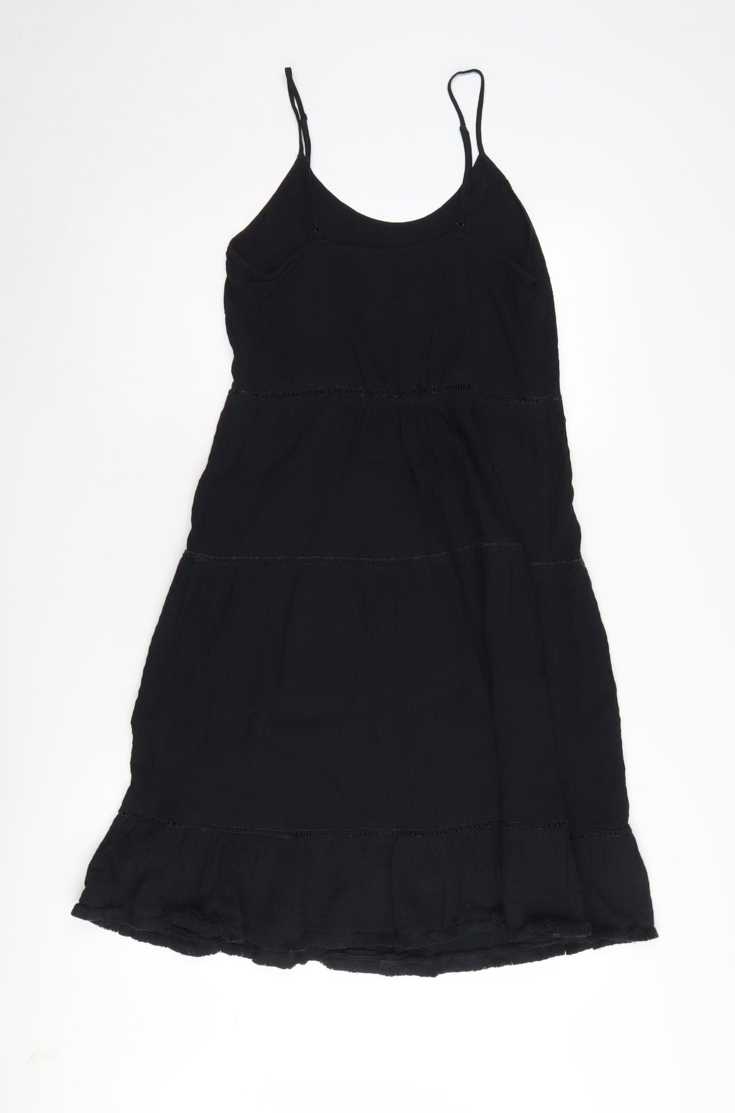 New Look Women's Black Slip Dress Size 10