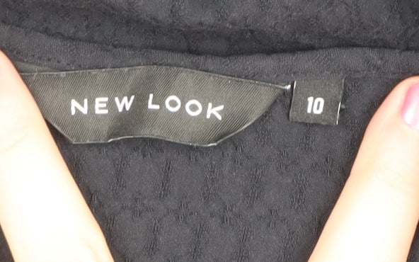New Look Women's Black Slip Dress Size 10