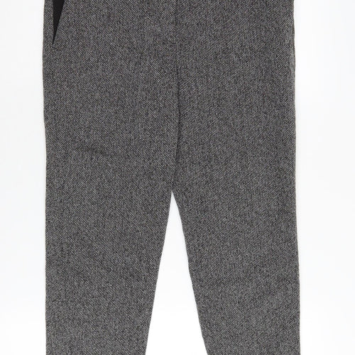 H&M Women's Black Dress Pants - Size 8, Straight Leg