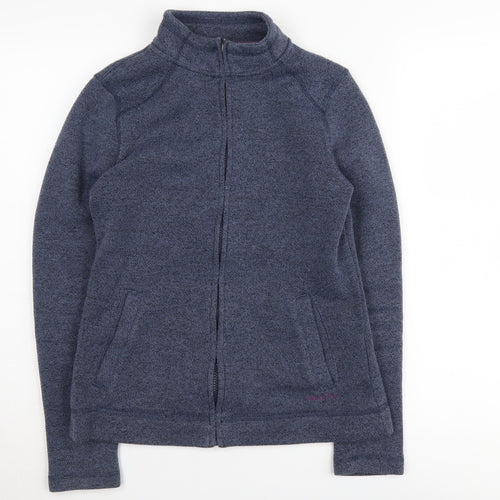 Weird Fish Women's Blue Full Zip Jacket Size 10