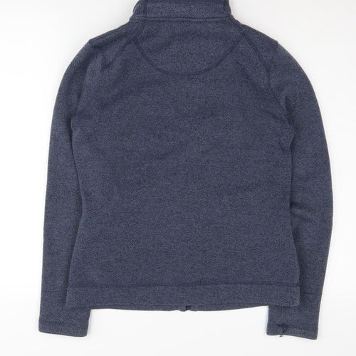 Weird Fish Women's Blue Full Zip Jacket Size 10