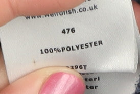 Weird Fish Women's Blue Full Zip Jacket Size 10