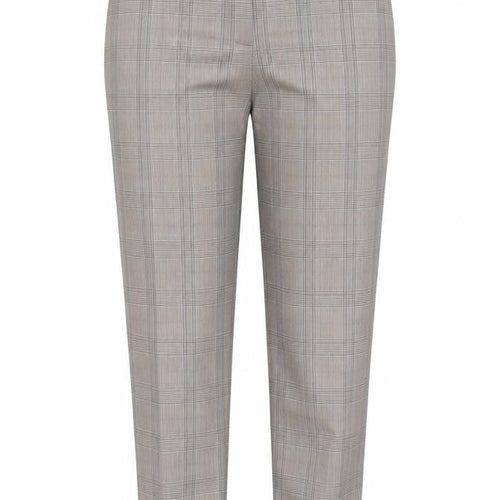 New Look Beige Check Chino Trousers - Size 10, Autumn Style
