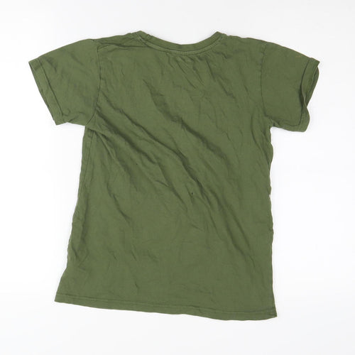 Minecraft Boys Green Creeper Graphic T-Shirt, Size 12 Years