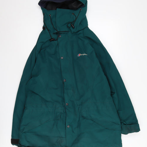Berghaus Women's Green Hooded Parka Jacket Size 12