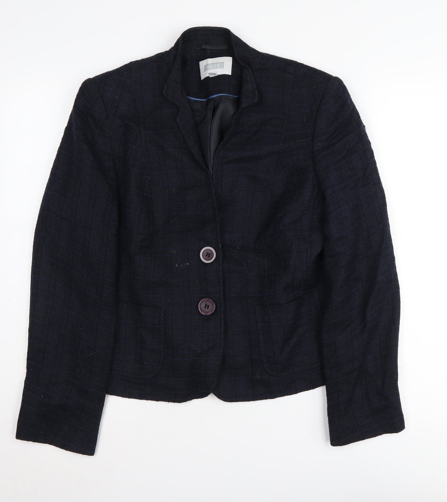 Next Women’s Black Regular Fit Check Suit Jacket