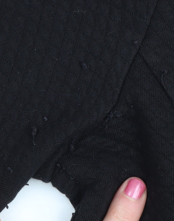 Pepperberry Women's Black 3/4 Sleeve Jacket