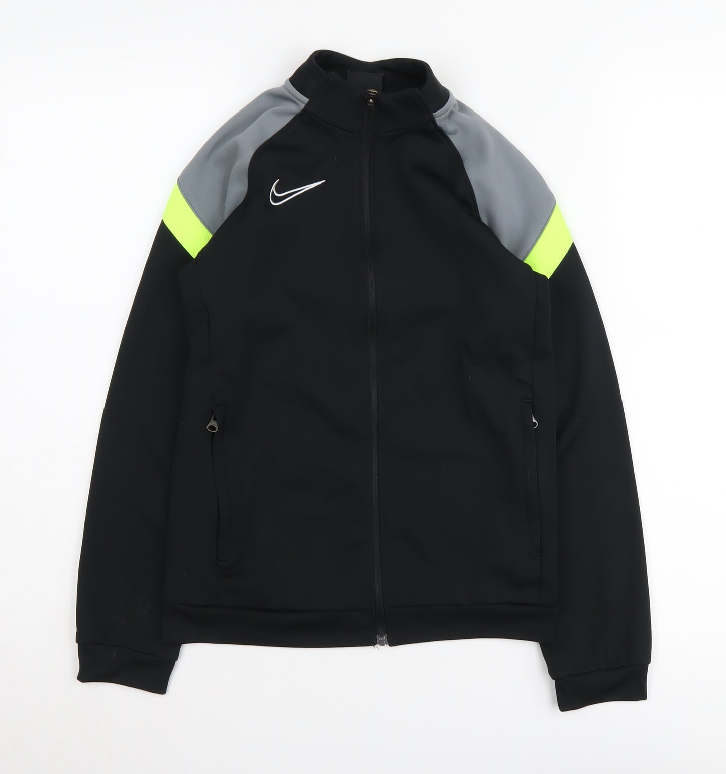 Nike Boys Track Jacket Black M 10-11 Years Dri-FIT