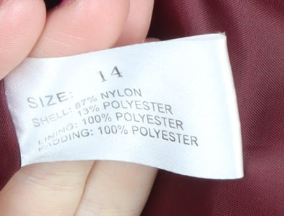 Kensing & Mitch Women's Red Puffer Coat Size 14