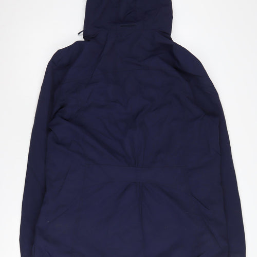 Mountain Warehouse Women's Blue Hooded Rain Coat Size 22