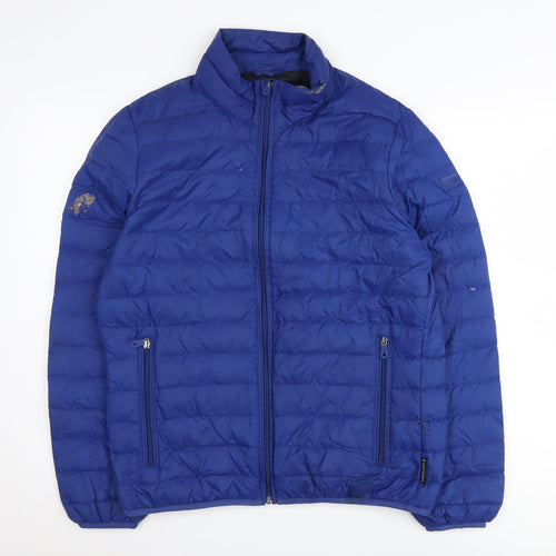 Armani Jeans Men's Blue Puffer Jacket M