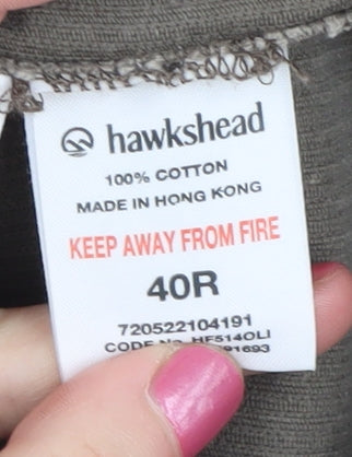 Hawkshead Men's Green Cargo Corduroy Trousers Size 40