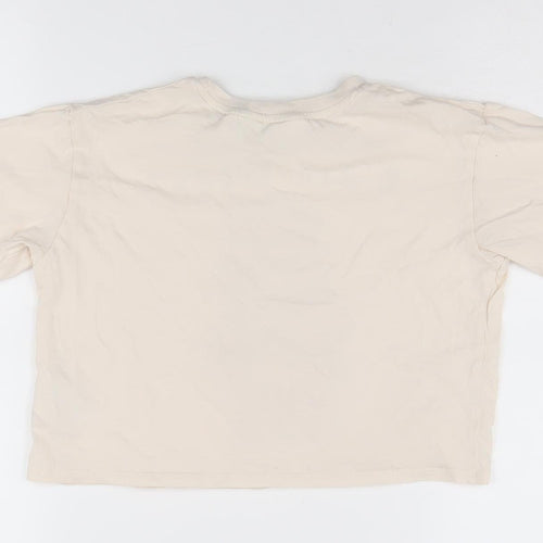 H&M Girls Beige Care Bears T-Shirt, Age 8-10, Graphic Print