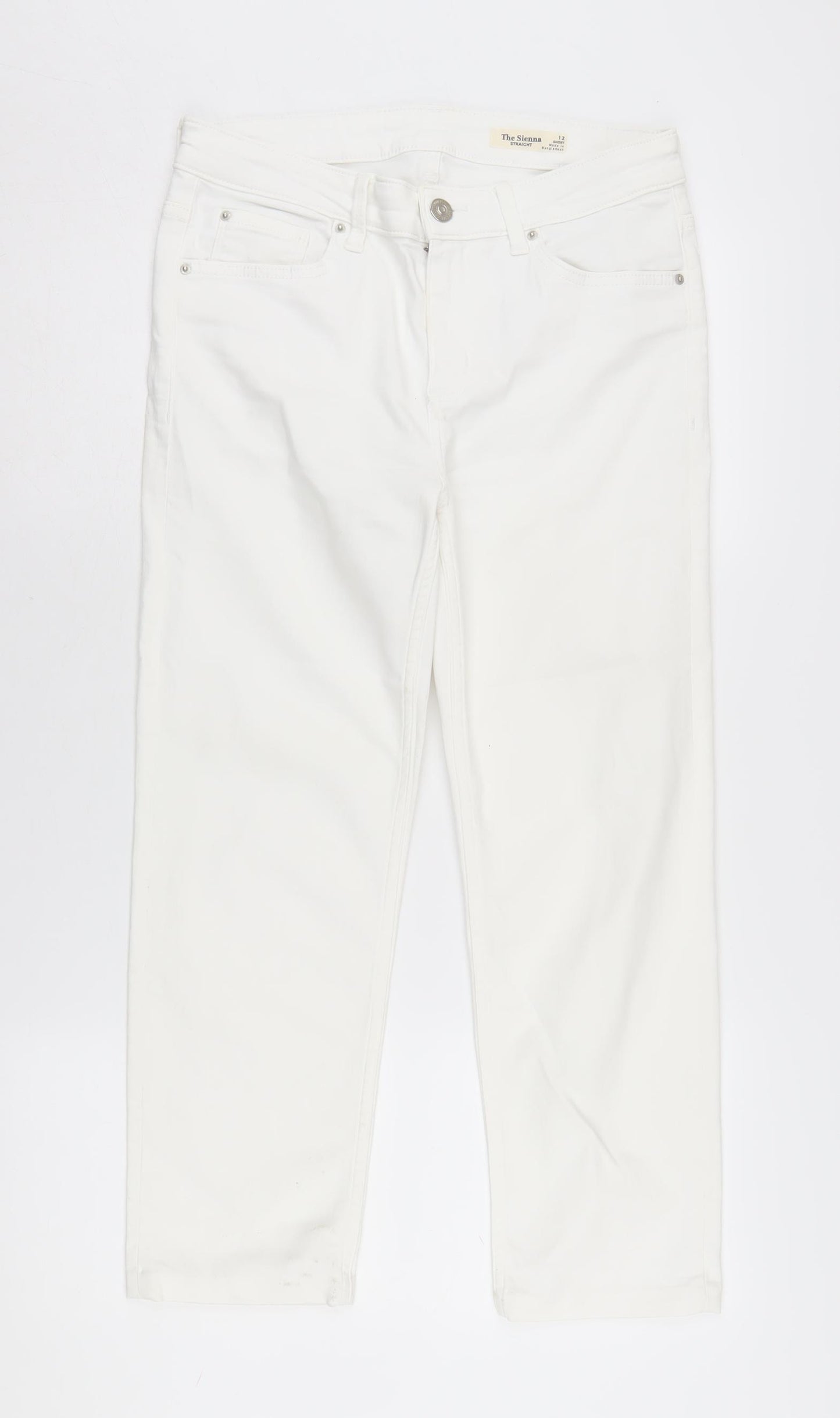 Marks and Spencer Women's White Jeans Size 12