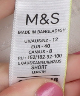 Marks and Spencer Women's White Jeans Size 12