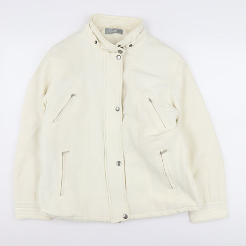 Wallis Women's Ivory Basic Jacket Size 14