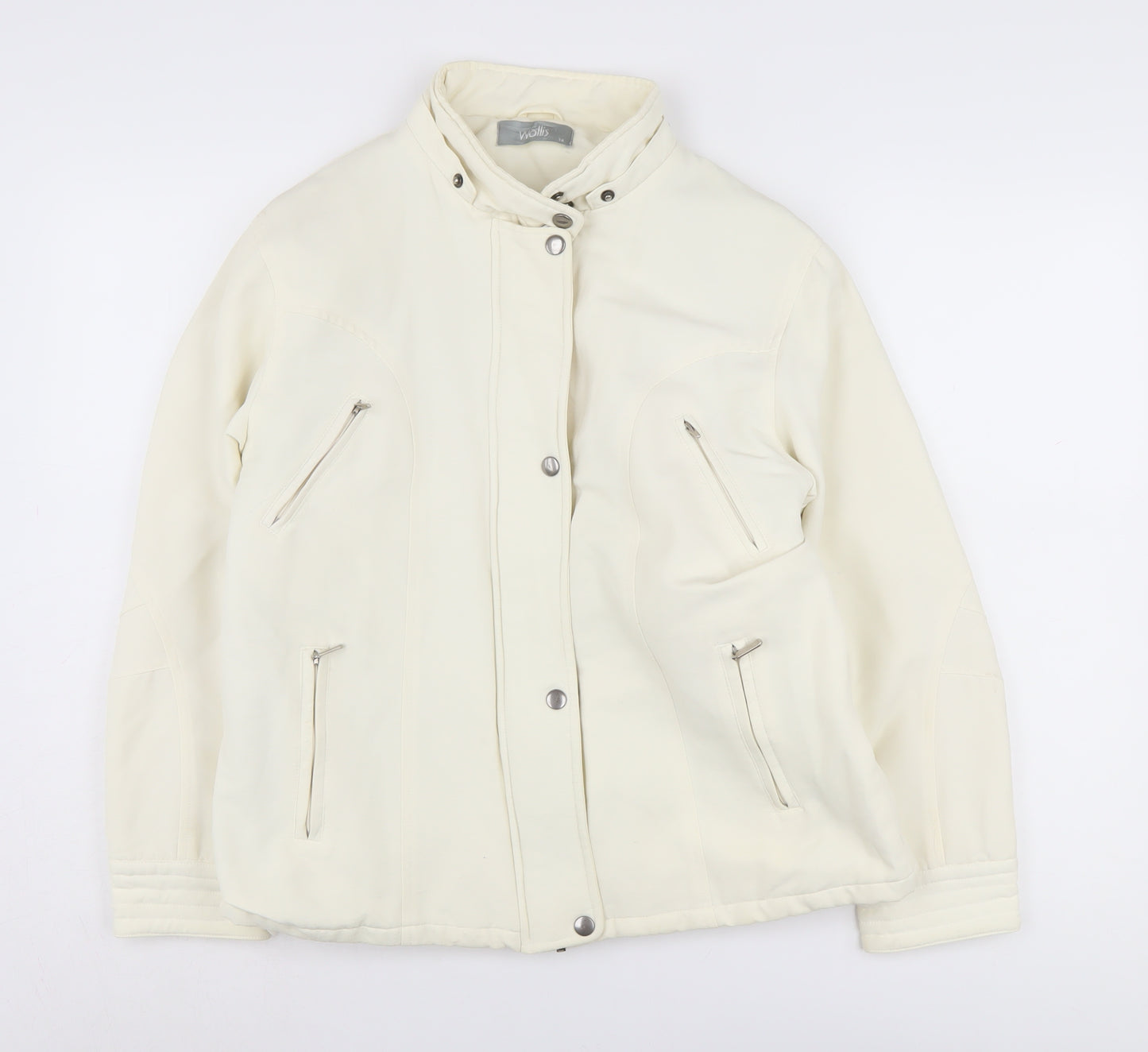 Wallis Women's Ivory Basic Jacket Size 14