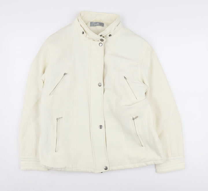 Wallis Women's Ivory Basic Jacket Size 14