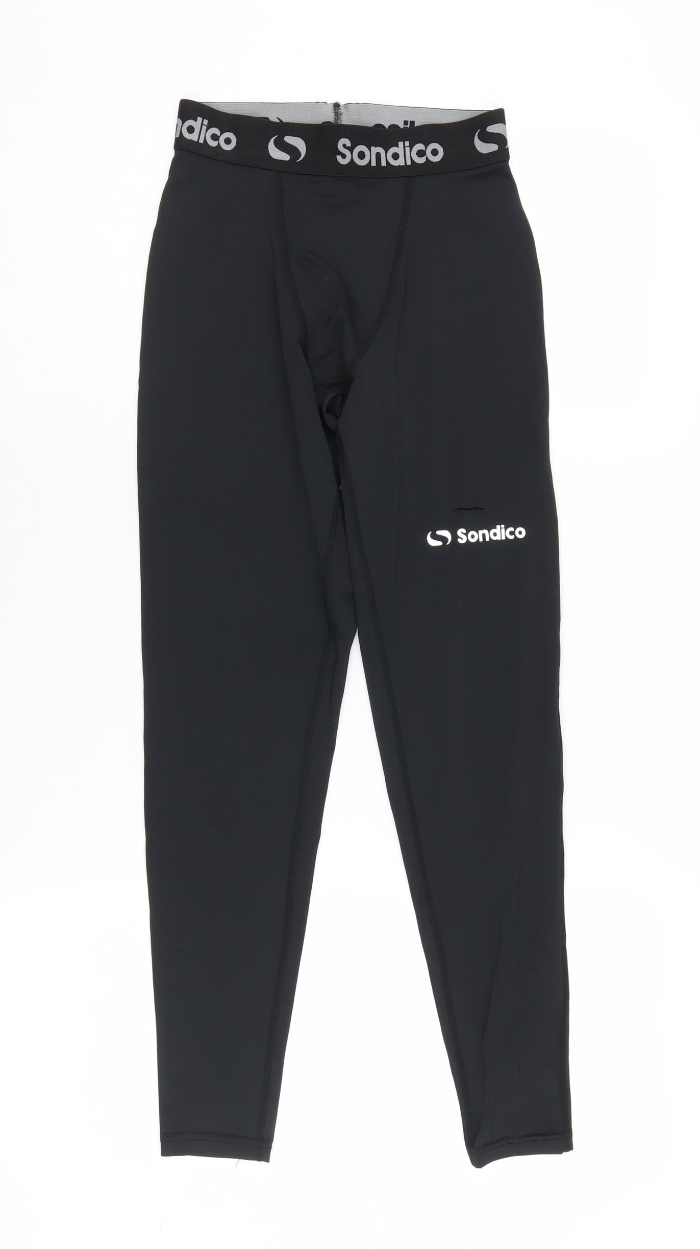Sondico Unisex XS Black Compression Leggings