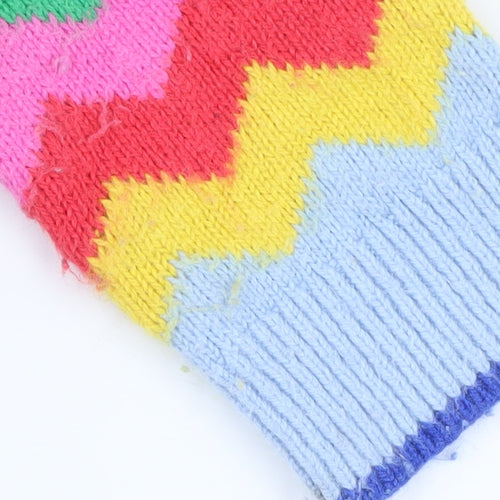 Mini Boden Girls Colourful Chevron Cardigan, 5-6 Years, Knit