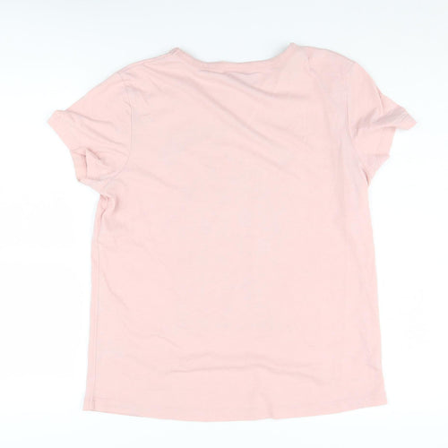 Peanuts Women's Pink Graphic T-Shirt Size 12
