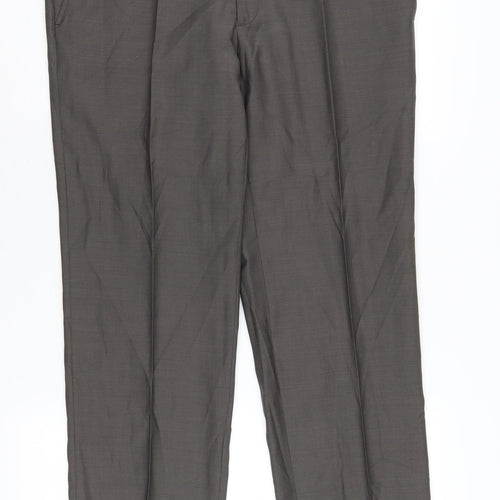 Calvin Klein Men's Grey Dress Pants - Size 52