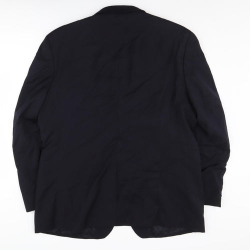Pierre Cardin Men's Black Blazer, Size 46, Regular Fit