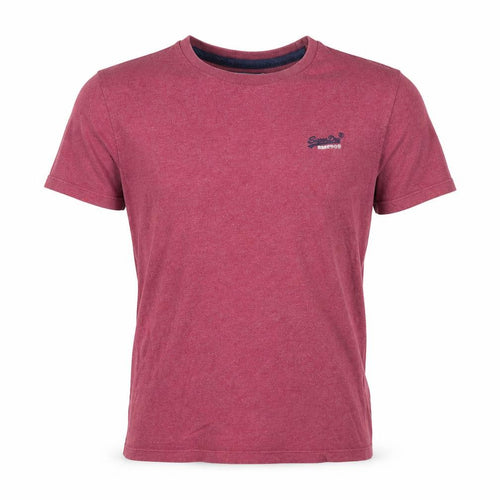 SuperDry Men's Red Medium Crew Neck T-Shirt