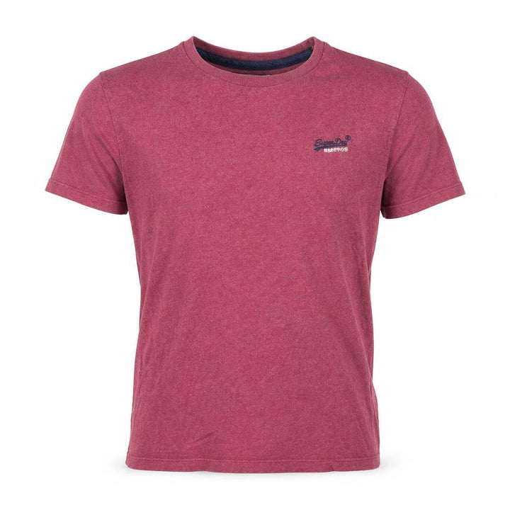 SuperDry Men's Red Medium Crew Neck T-Shirt