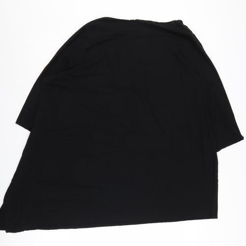 OSKA Women’s Black Basic T-Shirt, Size 6, 3/4 Sleeve