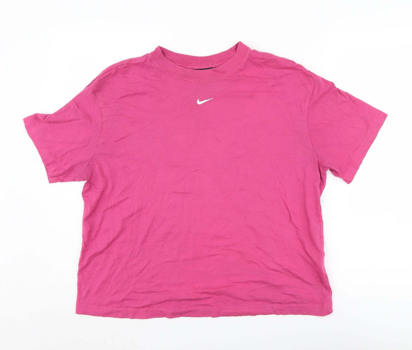 Nike Women's Pink Basic T-Shirt - M