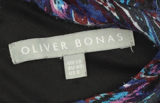 Oliver Bonas Women's Multicoloured Sheath Dress Size 12